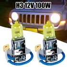 Upgrade to Bright and Durable H3 Xenon Yellow Fog Light Bulbs 100W 2PCS