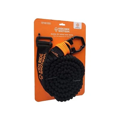 Cuerda de remolque MTB de ajuste rápido para escopeta para niños - negra Foto 1 de 4