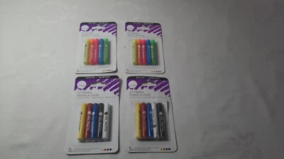 Cuatro paquetes de 5 pasteles al óleo Daler Rowney... nuevos... colores surtidos y neón Foto 1 de 4