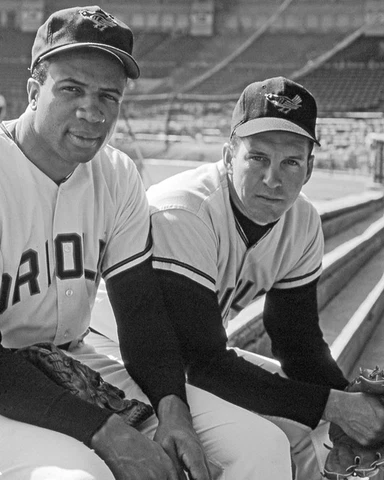 Baltimore Orioles FRANK & BROOKS ROBINSON Glossy 8x10 Photo Print Poster Cover