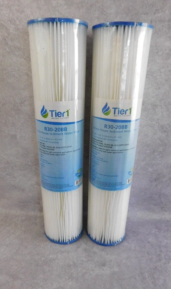 Pentek R30-20bb 30 Micron 20 X 4.5 Whole House Pleated Sediment Water Filter
