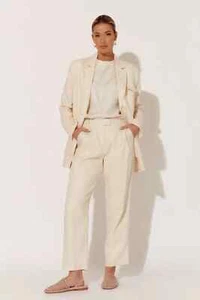Adorne DONNA LINEN BLAZER (CREAM) – Size 14 - 5+ items free AU post-NEW - Picture 1 of 7