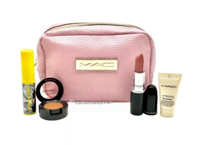 MAC Amber Lights Frost Magic Extension Batom 540 Bolsa Serumizadora Conjunto de Viagem 5 Peças - Imagem 1 de 4
