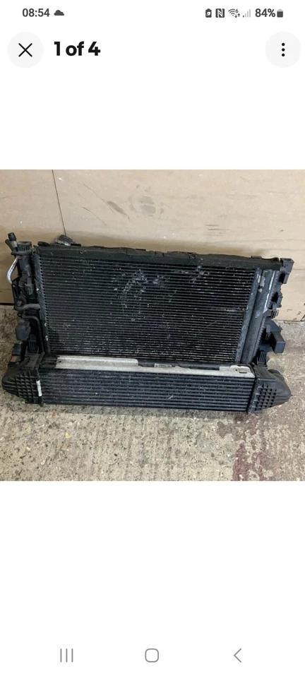 Ford S-Max 2.5 Turbo Radiator Pack And Intercooler And Coolen Fan - Image 1 of 1