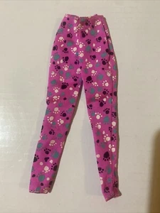 Vintage 1996 Barbie Pet Doctor Paw Print Pants - Picture 1 of 2