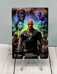 2022 DC Hybrid MINT BLACK ADAM & THE JSA HOLOFOIL A28614 Physical Card Only - Picture 1 of 1