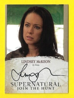2016 Cryptozoic Supernatural Seasons 4-6 Autograph Lindsey McKeon as Tessa - Image 1 of 3