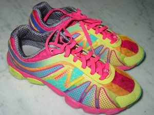 2014 Girls New Balance 890V4 "KJ890PDP" Pink Shock/Blue Youth Shoes! Size 2Y - Picture 1 of 12