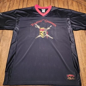Camiseta deportiva de Piratas del Caribe Hombres Muertos Gorrión Disney WDW #03 del capitán Jack (L) - Imagen 1 de 14