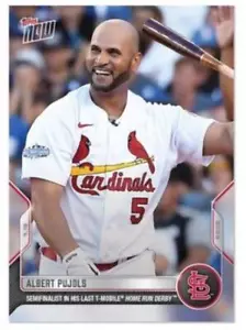 2022 Topps NOW #569 Albert Pujols Cardinals (Last Home Run Derby Semi-Finalist) - Picture 1 of 2