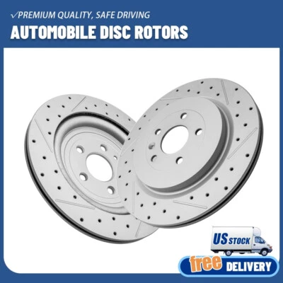 Rotores de freno traseros para Ford Flex Explorer Taurus Lincoln MKT 2013 2014 2015-2019 Foto 1 de 4