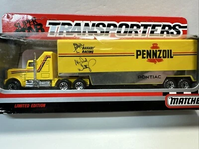 Matchbox Super Star Transporters 1992 - #CY104 Pennzoil amarillo Foto 1 de 4