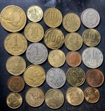Old Chile Coin Lot - 1939-Present - 25 Collectible Coins - Lot #G24