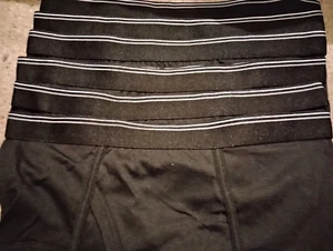 *NEW* (6) TRAILMAKER 60% Cotton/40% Polyester BLACK Mens Briefs Sz LARGE - Picture 1 of 4
