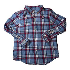 🔥 Toddler Boys Vineyard Vines Whale Shirt Button Down Sz 3T 🔥