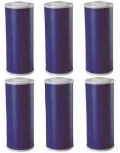 Bluonics 6 Pack (GAC) Granular Activated Carbon Water Filters 4.5x10" Cartridges - Picture 1 of 4