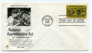 1201 National Apprenticeship ArtCraft FDC - Imagen 1 de 2