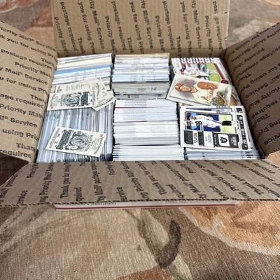 HUGE Sports CARD LOT! 12lbs NFL NBA MLB RC SP PRIZM Optic - Image 1 of 3