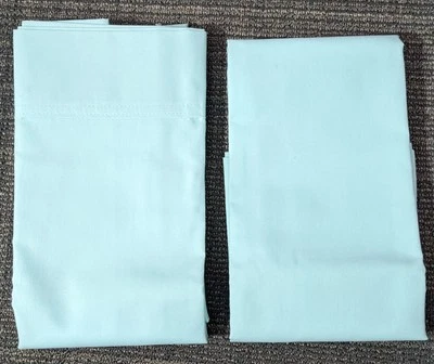 Par de fundas de almohada vintage Cannon King petirrojos azul huevo 39 X 18,5" Foto 1 de 2