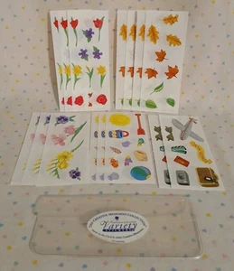 Vintage Creative Memories Stickers Lot Scrapbooking Nature Leaves Shells Travel - Picture 1 of 4