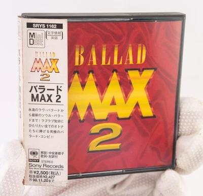 Ballad Max 2 [JAPAN MiniDisc MD Album] w/ OBI STRIP - RARE J-Pop - Image 1 of 4