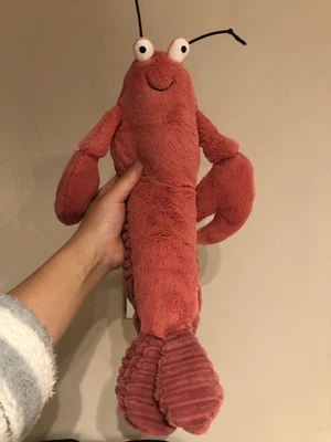 Larry Lobster Jellycat Plush Soft Toy Pink - 30cm - Image 1 of 4