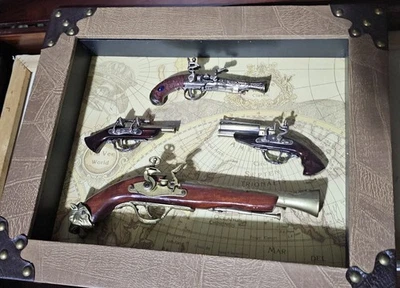 Vintage Gun Picture Replica 3D Mancave Decor Gun Shop - Image 1 of 4