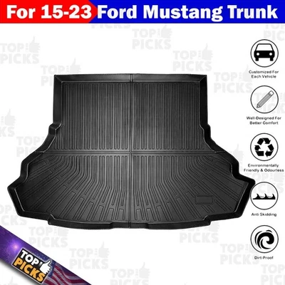 适用于 15 - 23 福特野马全天候重型后备箱垫货物衬里 — 第 1/4 张图片