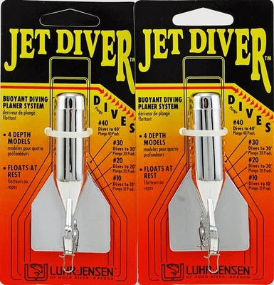 (LOTE DE 2) LUHR JENSEN JET DIVER #10 5540-010-0920 PLATA CM2338 Foto 1 de 2