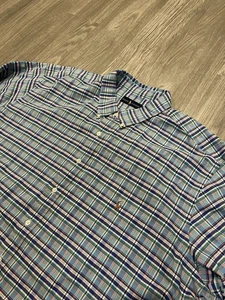 Polo Ralph Lauren Hemd Herren Größe 4XB Big Kariert Langarm Button Down Preppy - Bild 1 von 8