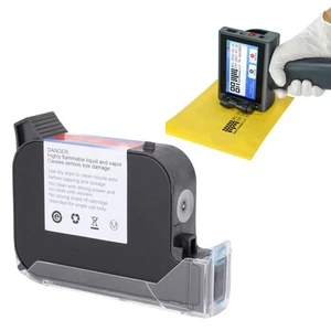 Tintenpatrone Schwarz 42ml 12.7mm Für Handheld Mini Tintenstrahldrucker❀ - Bild 1 von 22