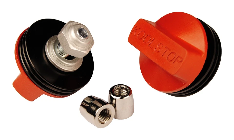 KOOL STOP Old School BMX Aletas Bicicleta Pastillas Freno NEGRO SALMÓN Foto 1 de 1