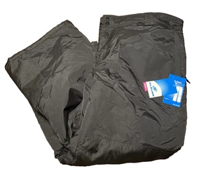 NWT WOMEN'S SLALOM BLACK PULL ON SKI PANTS SZ 3X ZIP POCKETS - Picture 1 of 12