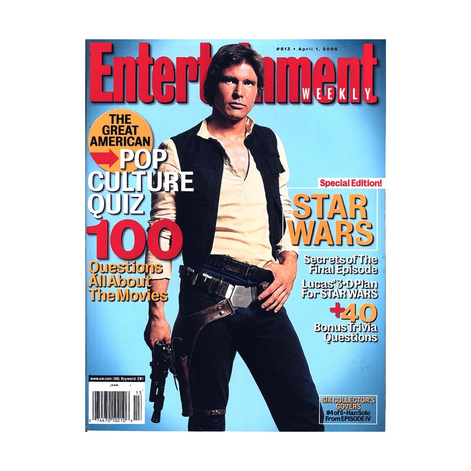 TimeInc. Entertainmen  #813 (Cover 4 of 6, Han Solo) "Special Ed Star Wa Mag EX - Image 1 of 1