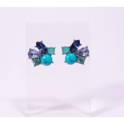 Pendientes Guirnaldas Cabujón Cristal Azul Banana Republic Para Mujer Nuevos con Etiquetas 68 Foto 1 de 4