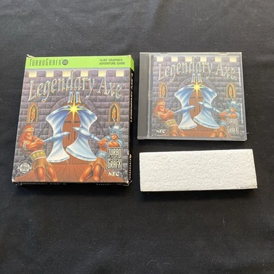 Legendary Axe II (TurboGrafx-16, 1990) CIB w/Manual/Rare Box/Foam FREE SHIP - Image 1 of 4