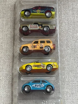 MATCHBOX LOONEY TUNES 5 DIECAST CAR SET BUGS BUNNY MARVIN THE MARTIAN NEW JM - Image 1 of 4