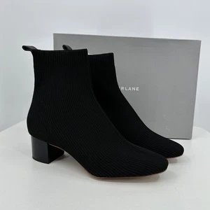 Botín Everlane The Glove en negro talla 10,5 para mujer elástico tejido acanalado - Imagen 1 de 8