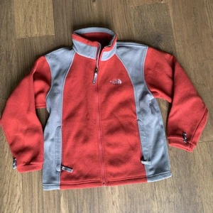 North Face Fleece Jacket Kids Medium Full Zip Outdoor Hiking Warm Coat - Picture 1 of 7