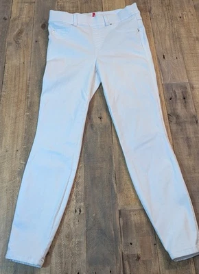 Leggings de jean ajustados al tobillo Spanx, pequeños blancos limpios, 20271Q Foto 1 de 4