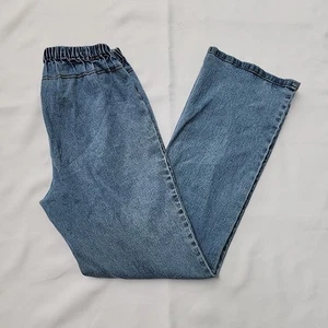 Pantalones de mezclilla DG2 Diane Gilman para mujer M azul pierna recta 28-40" x30 - Imagen 1 de 7
