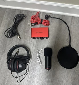 Focusrite Scarlett Solo Studio 4th Gen Audio Recording Interface w Mic & Head... - Picture 1 of 11