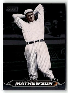 2024 Topps Stadium Christy Mathewson #169 Black Foil Giants - Picture 1 of 2
