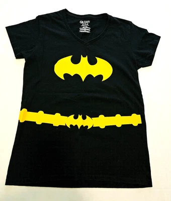 Mujer Disfraz Batgirl Camiseta Negra Manga Corta Talla M Foto 1 de 4