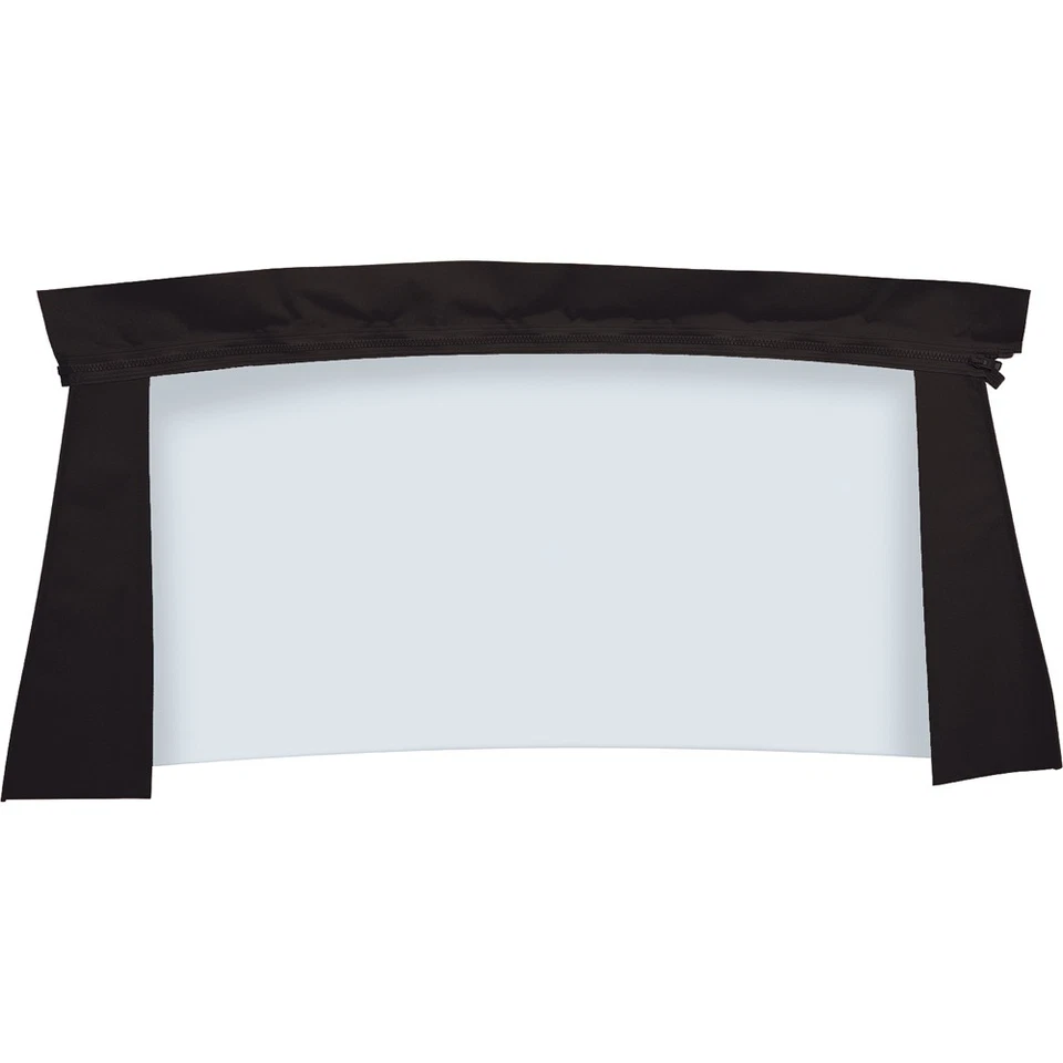 Mustang 1964-66; cortina de plástico superior convertible; vinilo Pinpoint 36 onzas; negro Foto 1 de 1