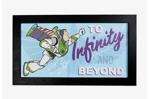Letrero de pared Disney Pixar Toy Story BUZZ Lightyear To Infinity And Beyond 10" x 18" - Imagen 1 de 1
