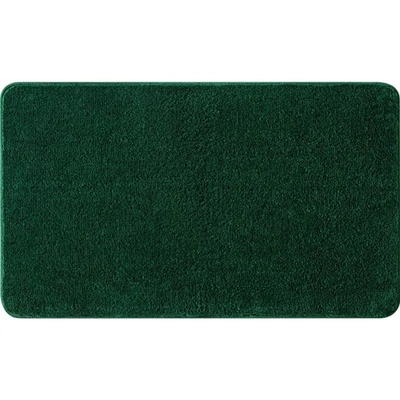 Badezimmerteppich, Rutschfest, Waschbar, 50x80 cm, Mikrofaser, grün - Bild 1 von 2