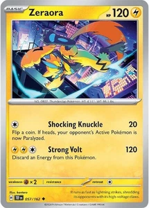 Reverse Holofoil - Zeraora - 057/162 / NM / English - Picture 1 of 1