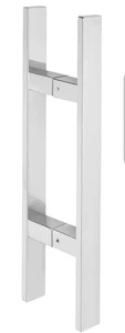 Alise Duschtürgriff, Glasschiebetürzug, 16 Zoll quadratisch Rücken an Rücken Han - Bild 1 von 3