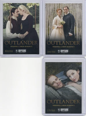 Outlander Season 5 Numbered Promo Cards P7, P8, P9  - NM condition - Image 1 of 2